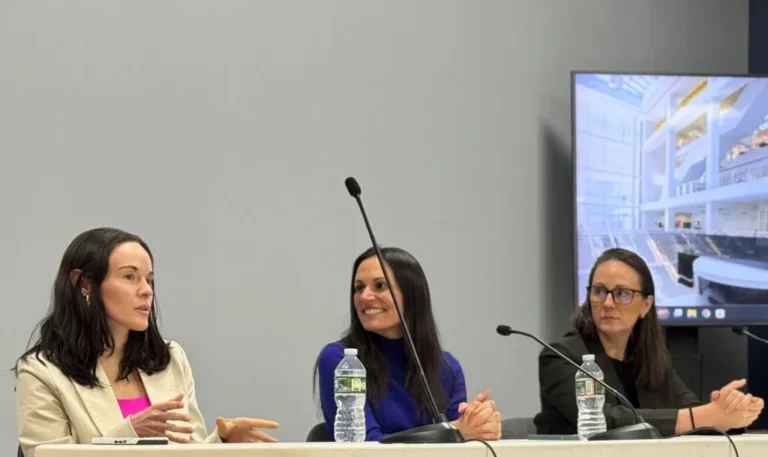 Attorney Alexandria P. Stiteler speaking at a law panel